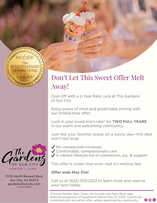Sun City – Two Year Rate Lock – 1